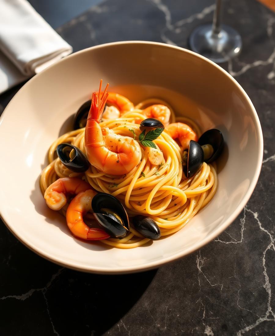 Seafood Linguine
